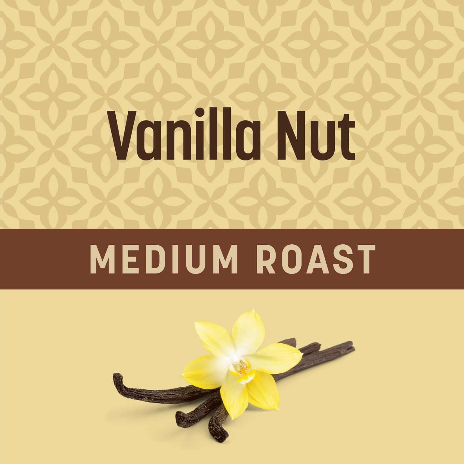 Vanilla Nut Flavored Medium Roast Coffee Pods - 100 Count - Recyclable Single-Serve Coffee Pods